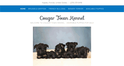 Desktop Screenshot of cougartownkennel.com