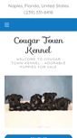 Mobile Screenshot of cougartownkennel.com